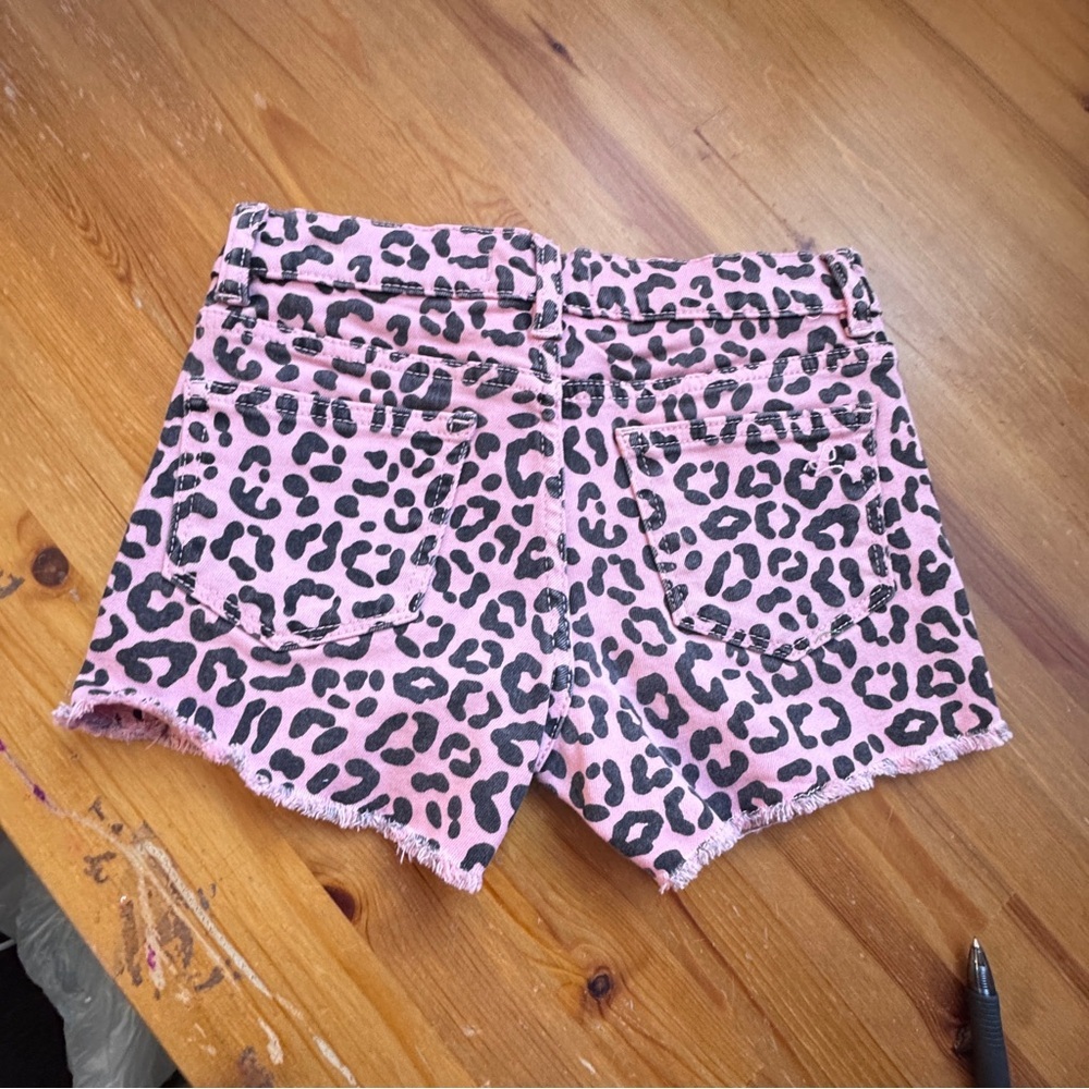 DL1961 Lucy shorts pink leopard size 8